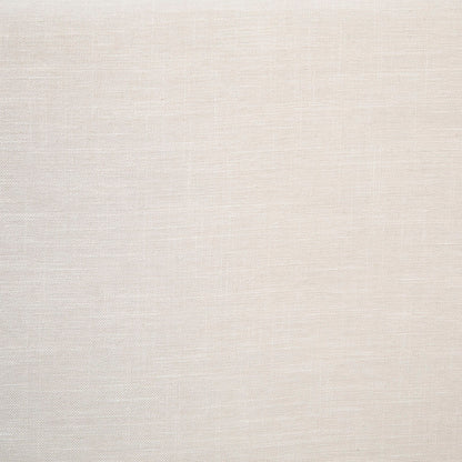 Off White Finish Linen Blend Upholstery and Birch Wood Frame Bed 67.5 in Wide
