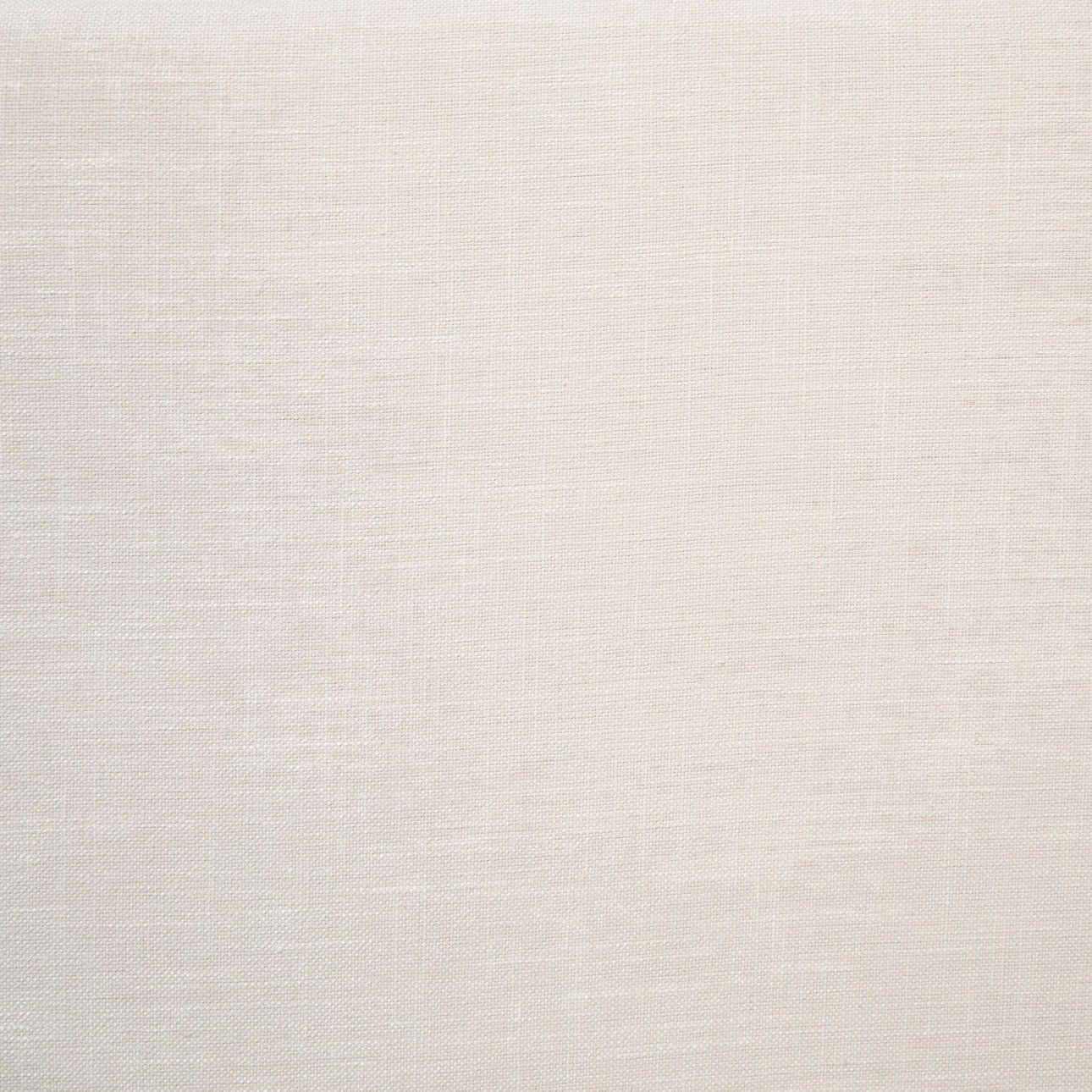 Off White Finish Linen Blend Upholstery and Birch Wood Frame Bed 67.5 in Wide
