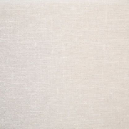Off White Finish Linen Blend Upholstery and Birch Wood Frame Bed 67.5 in Wide