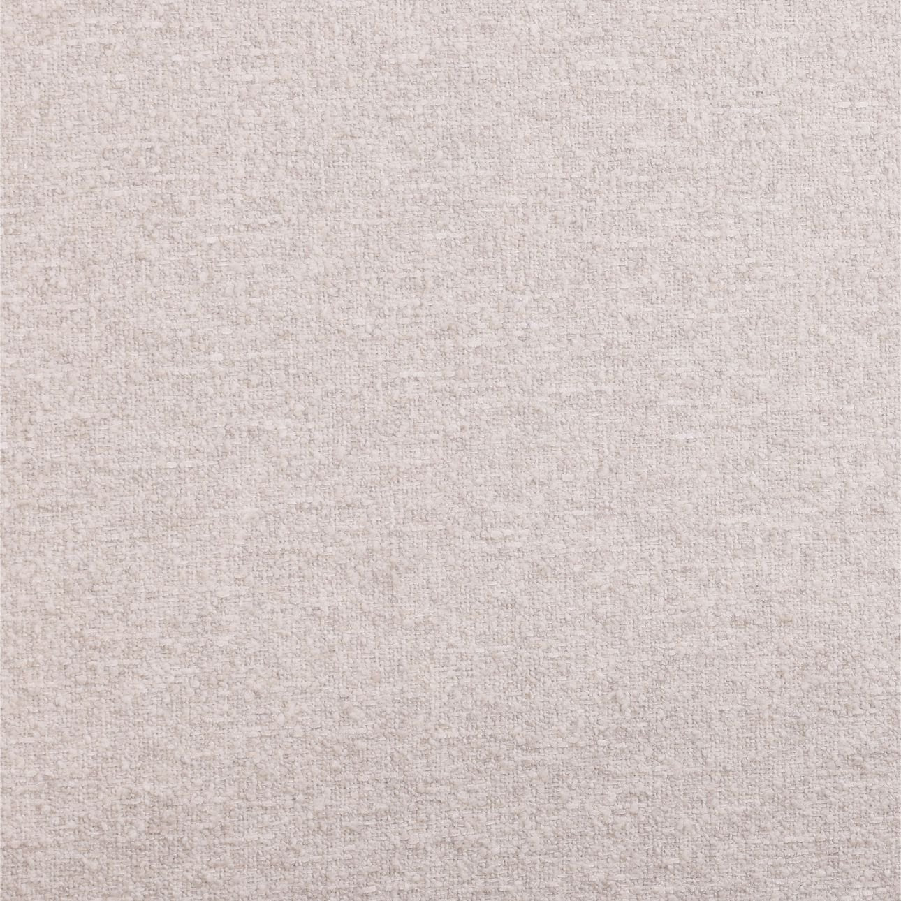 Kaia Snow Basketweave Boucle Fabric Bed 103 in Wide