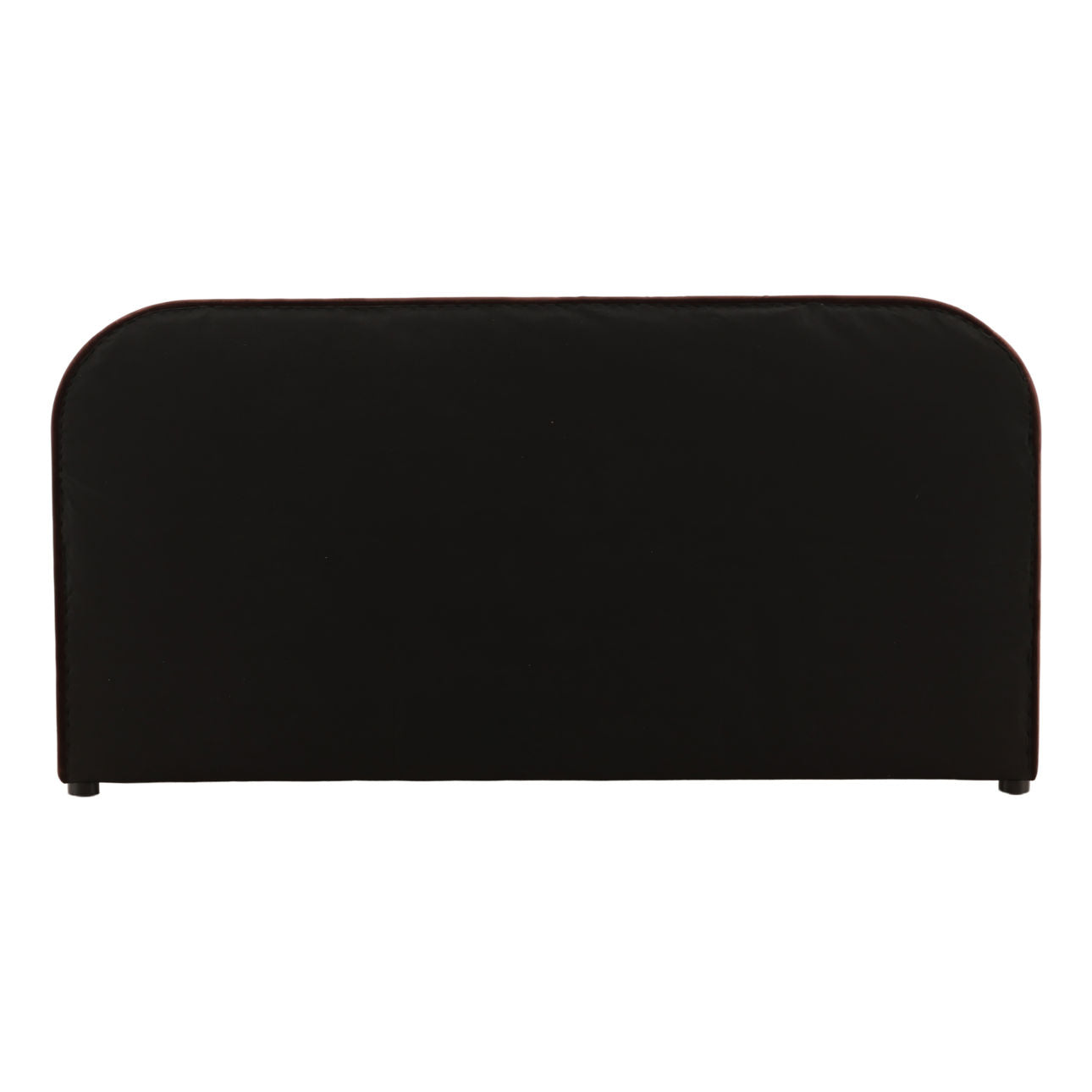 Hudson Chocolate Velvet Fabric and Birch Wood Frame Bed 72 in Wide