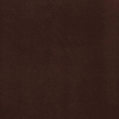 Hudson Chocolate Velvet Fabric and Birch Wood Frame Bed 72 in Wide