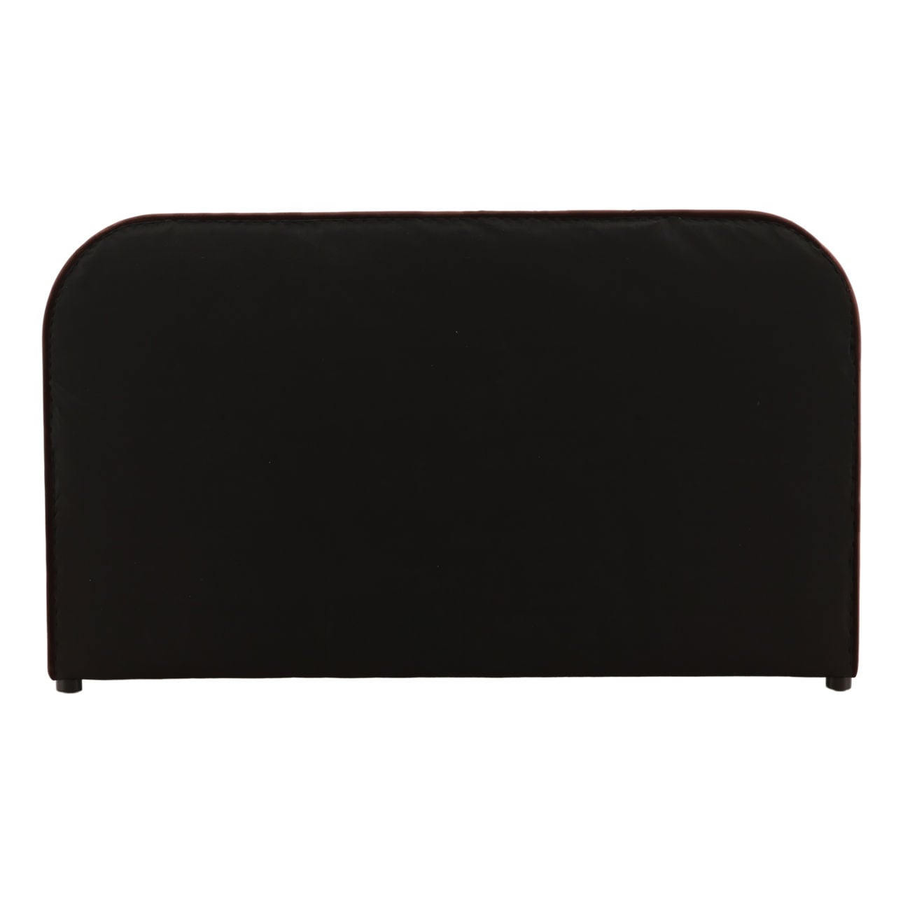 Hudson Chocolate Velvet Fabric and Birch Wood Frame Bed 72 in Wide