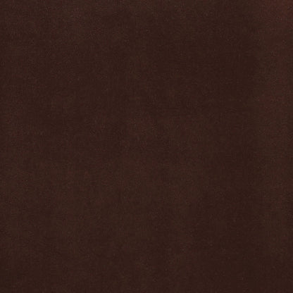 Hudson Chocolate Velvet Fabric and Birch Wood Frame Bed 72 in Wide