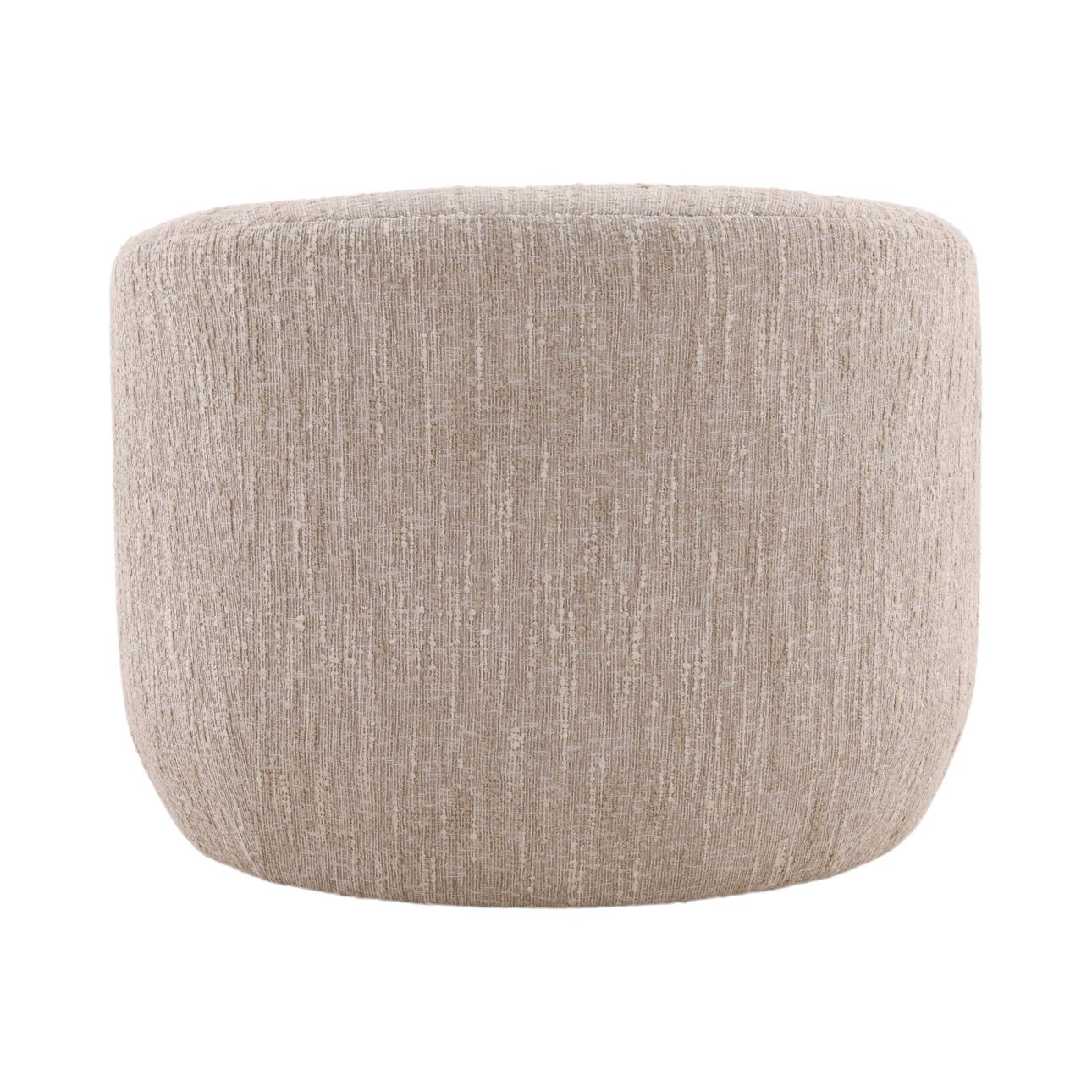 Napa Beige Textured Boucle Fabric Chair 34.5 in Wide