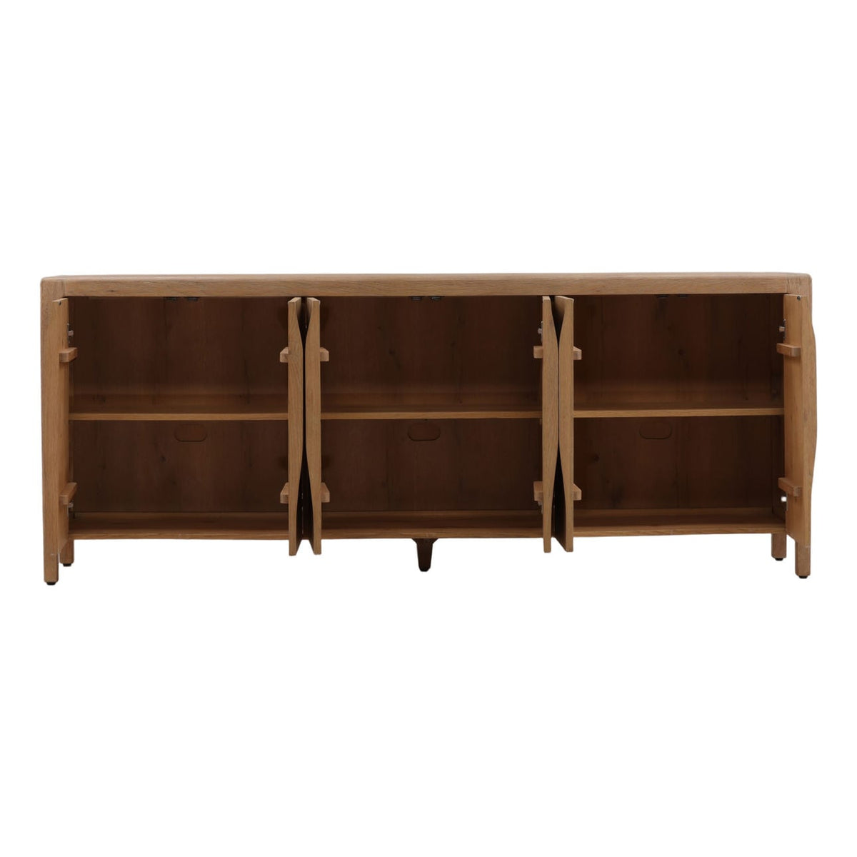 Artisan Oak Wood Veneer Cabinet
