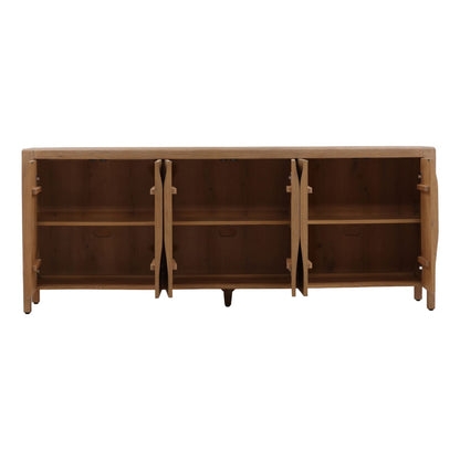 Artisan Oak Wood Veneer Cabinet