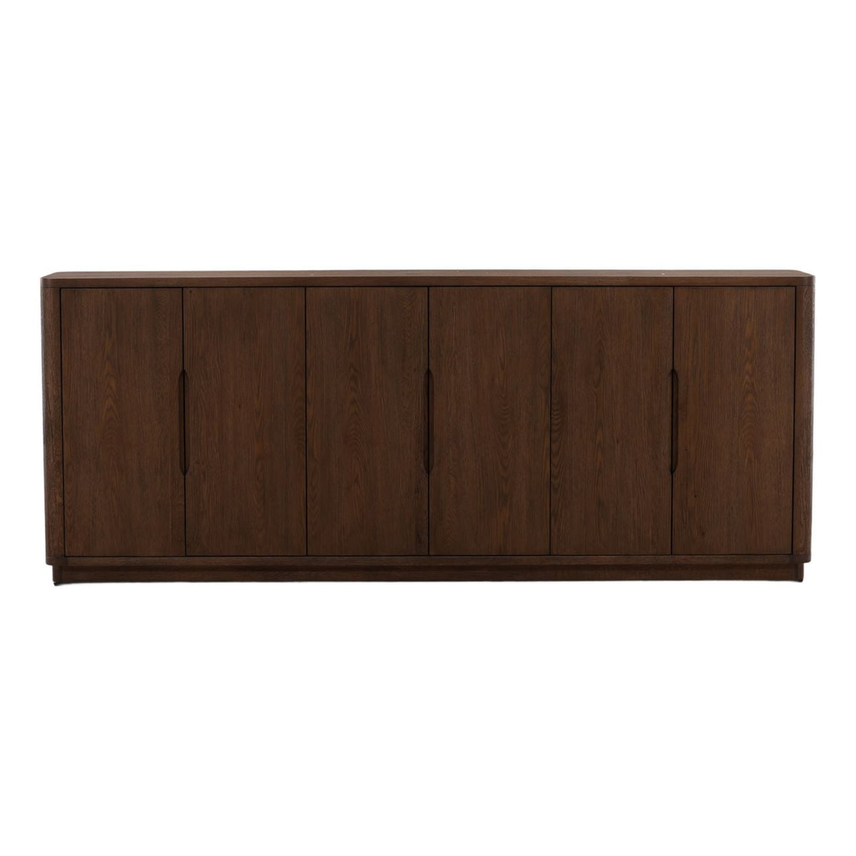 Refined Oak Wood Veneer Cabinet