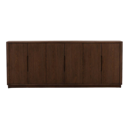 Refined Oak Wood Veneer Cabinet