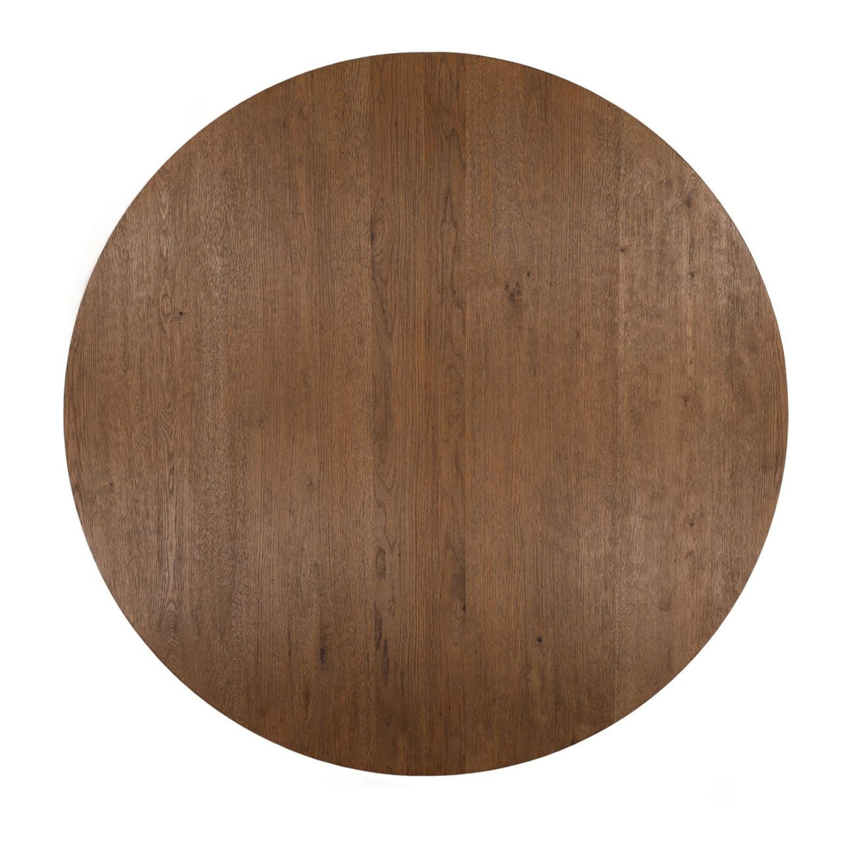 Elevated Oak Wood and Oak Wood Veneer Dining Table