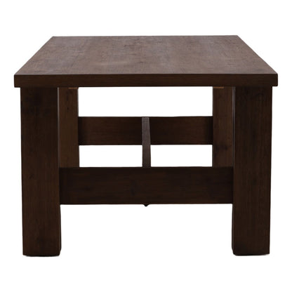 Signature Oak Wood and Oak Wood Veneer Dining Table