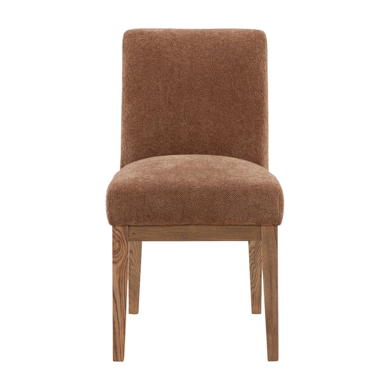 Charlotte Latte and Natural Chenille​ Fabric Chair 18.5 in Wide