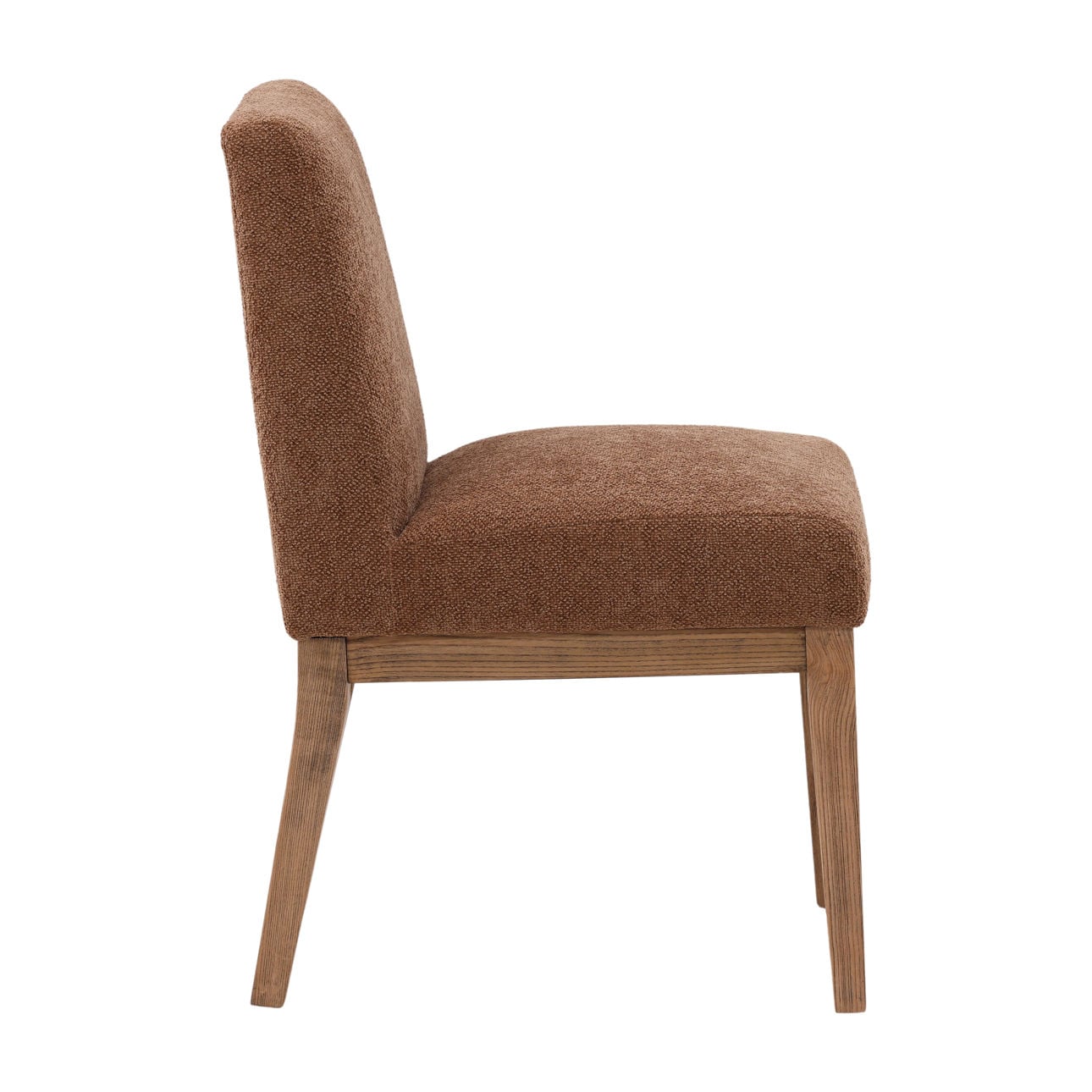 Charlotte Latte and Natural Chenille​ Fabric Chair 18.5 in Wide