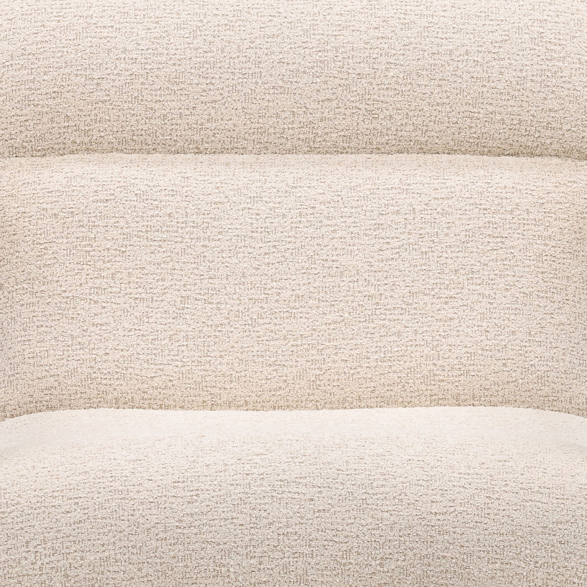 Modern Boucle Fabric and Ash Wood Home Accent