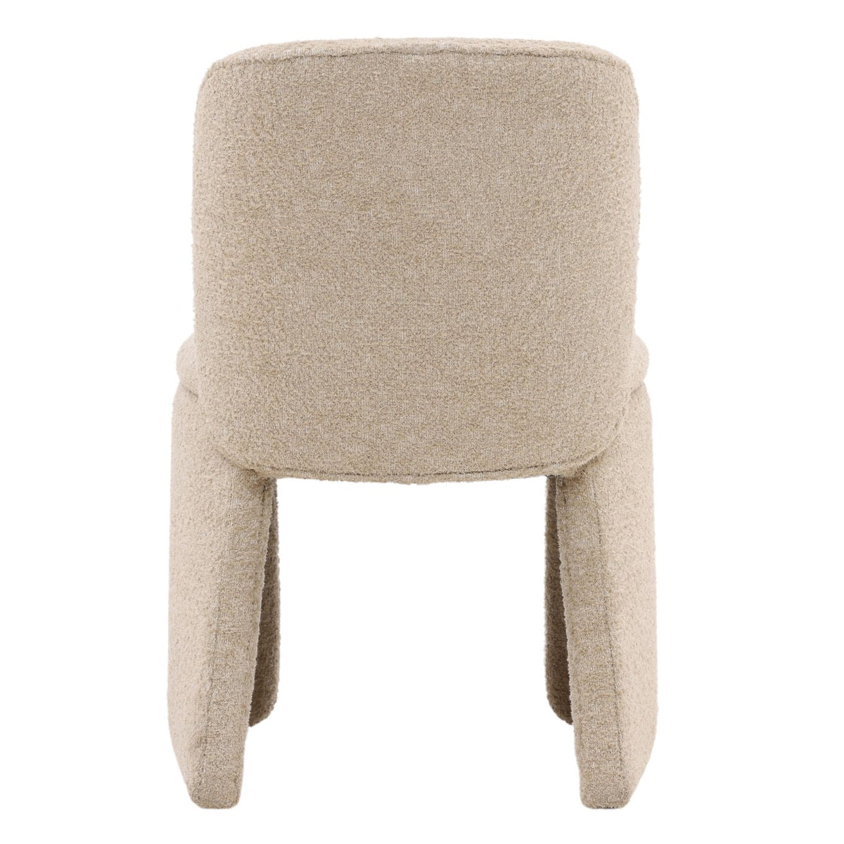Crafted Polyester Fabric and Plywood Dining Chair