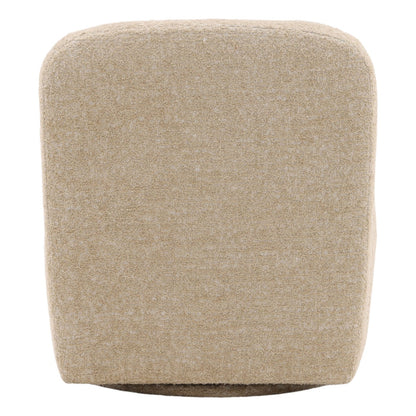 Walden Sand Polyester Upholstery, Select Hardwood Frame and Metal Base Chair 26.5 in Wide