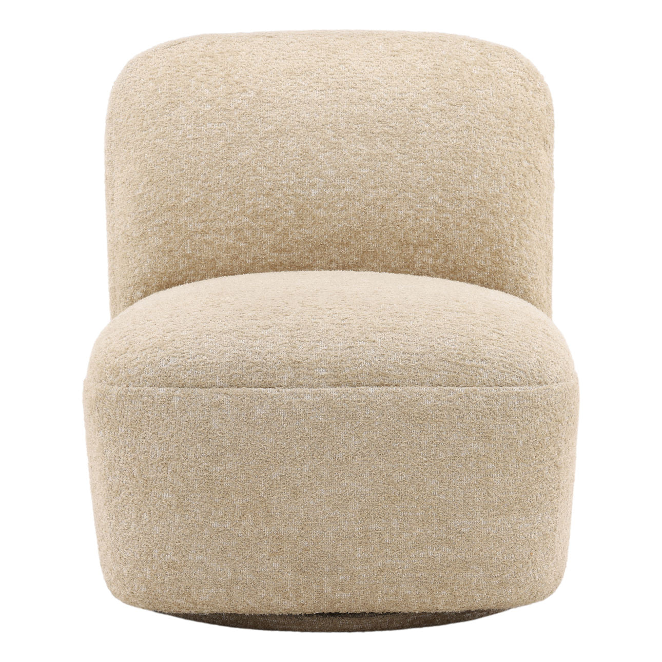Walden Sand Polyester Upholstery, Select Hardwood Frame and Metal Base Chair 26.5 in Wide