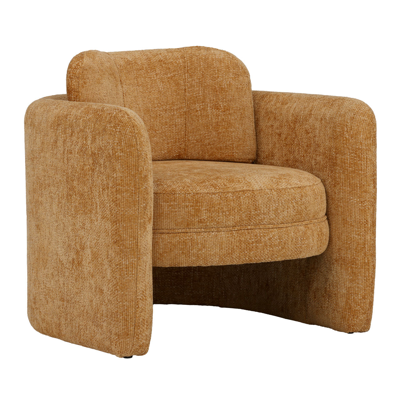 Ginger Polyester Upholstery and Select Hardwood Frame Chair 32.5 in Wide