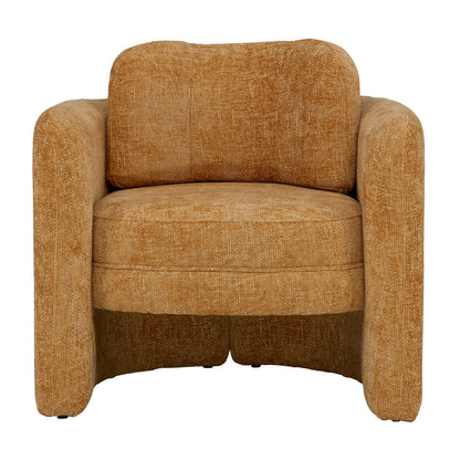 Ginger Polyester Upholstery and Select Hardwood Frame Chair 32.5 in Wide