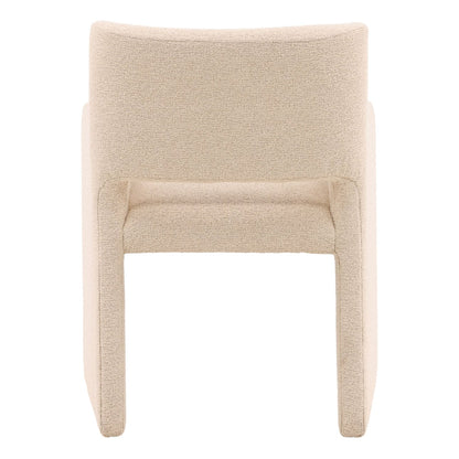 Everest Sand Boucle Fabric Chair 25.5 in Wide