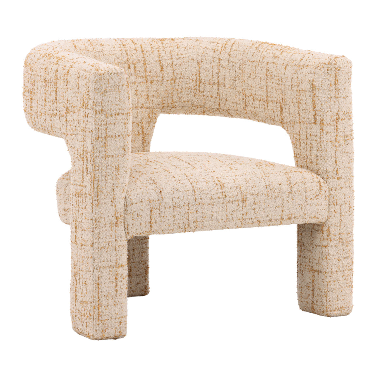 Sonoma Ginger Tweed Fabric and Select Hardwood Frame Chair 30.5 in Wide