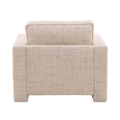 Sonoma Fog Tweed Fabric Chair 36.5 in Wide