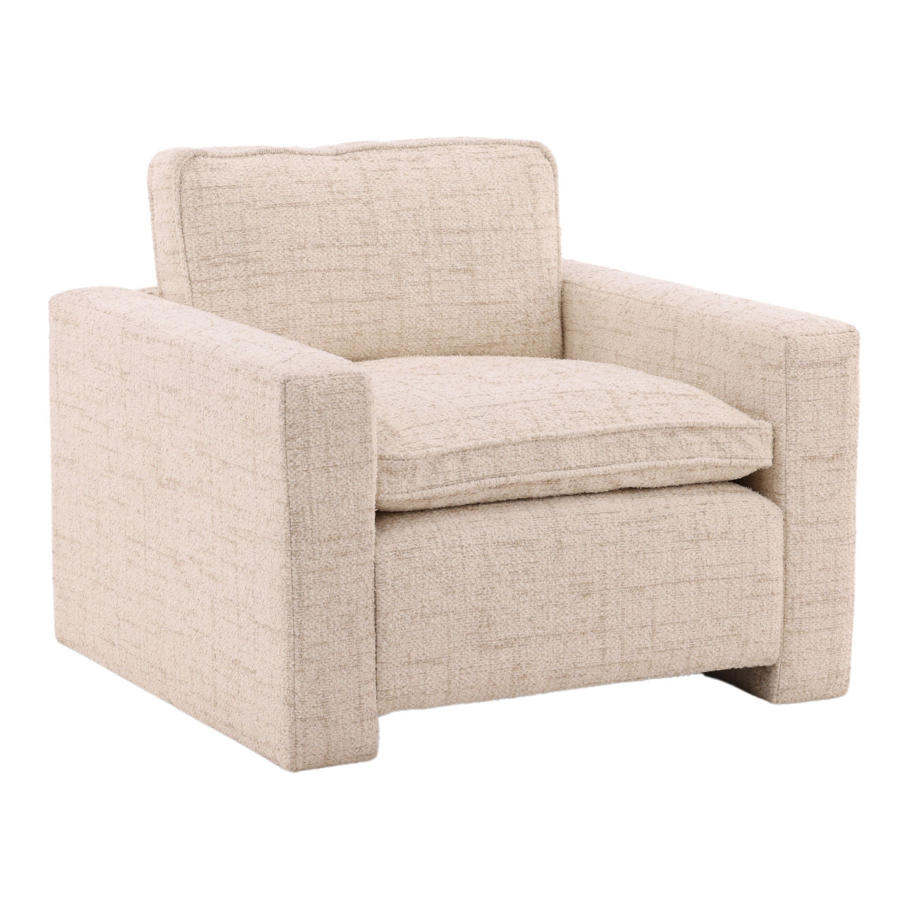 Sonoma Fog Tweed Fabric Chair 36.5 in Wide