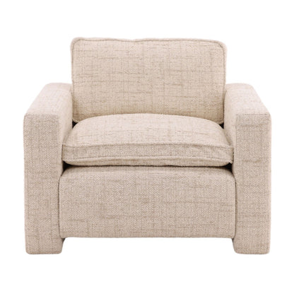 Sonoma Fog Tweed Fabric Chair 36.5 in Wide