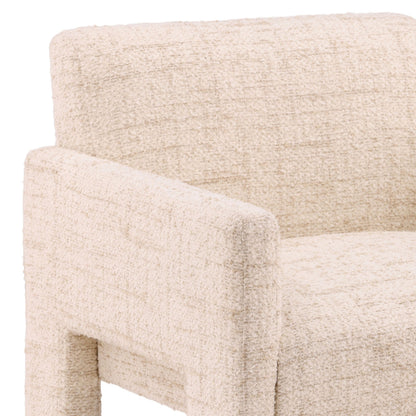 Sonoma Fog Tweed Fabric Chair 25 in Wide