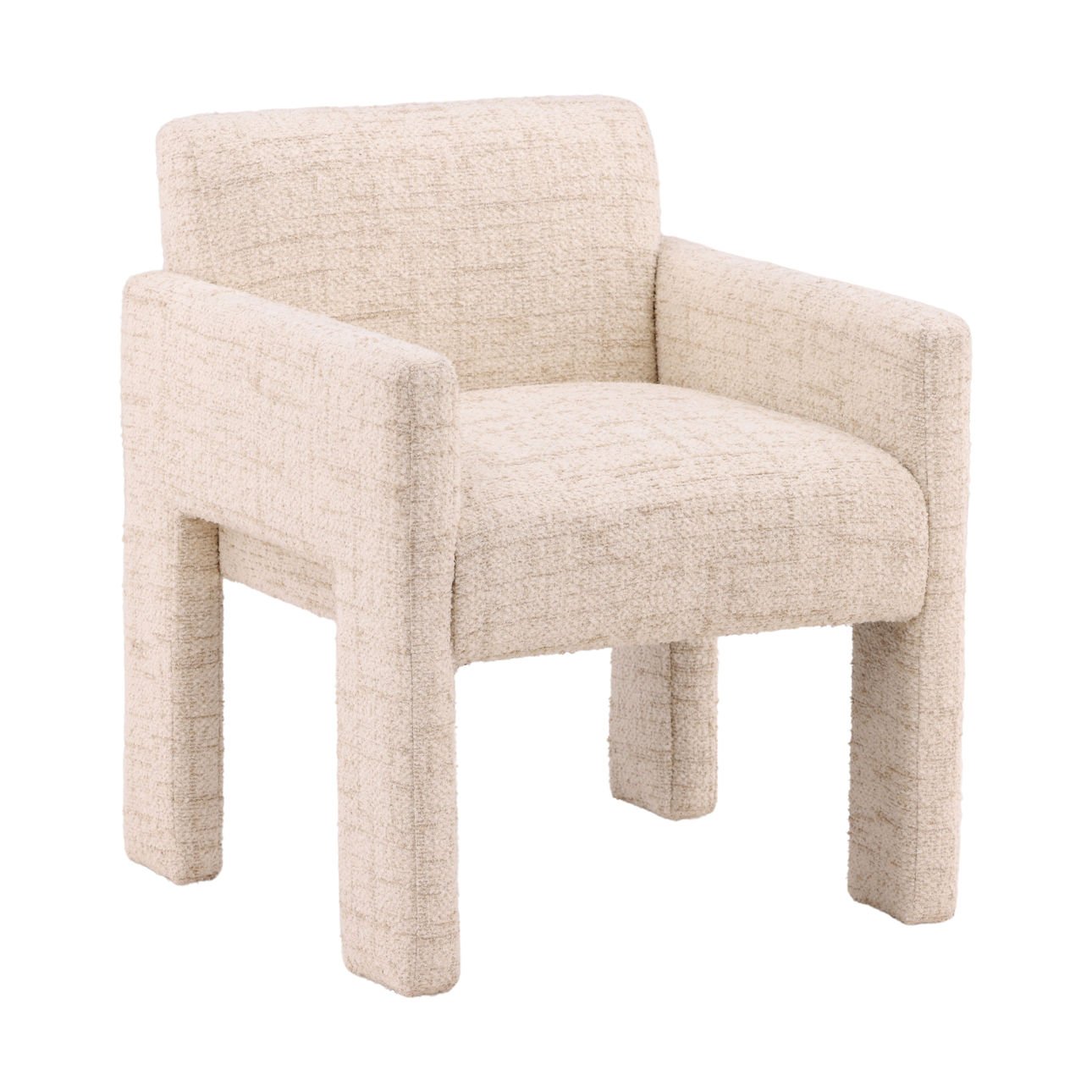 Sonoma Fog Tweed Fabric Chair 25 in Wide