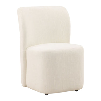 Field Cream Tweed Farbric Chair 23.5 in Wide