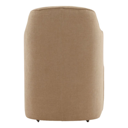 Refined Velvet Fabric Dining Chair