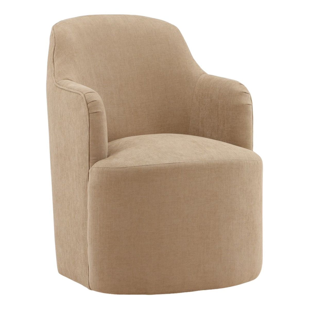 Refined Velvet Fabric Dining Chair