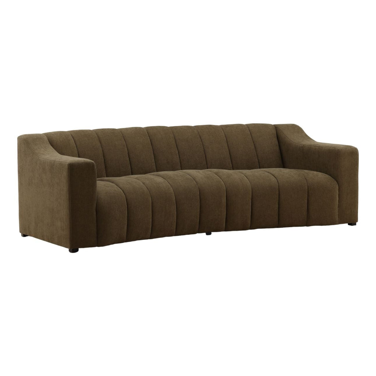 Elevated Velvet Fabric Sofa