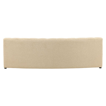 Walden Sand Polyester Blend Fabric Sofa 92.5 in Wide