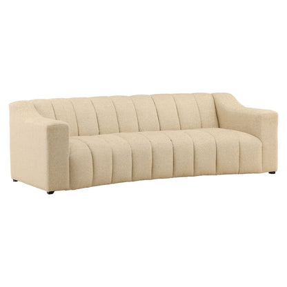Walden Sand Polyester Blend Fabric Sofa 92.5 in Wide