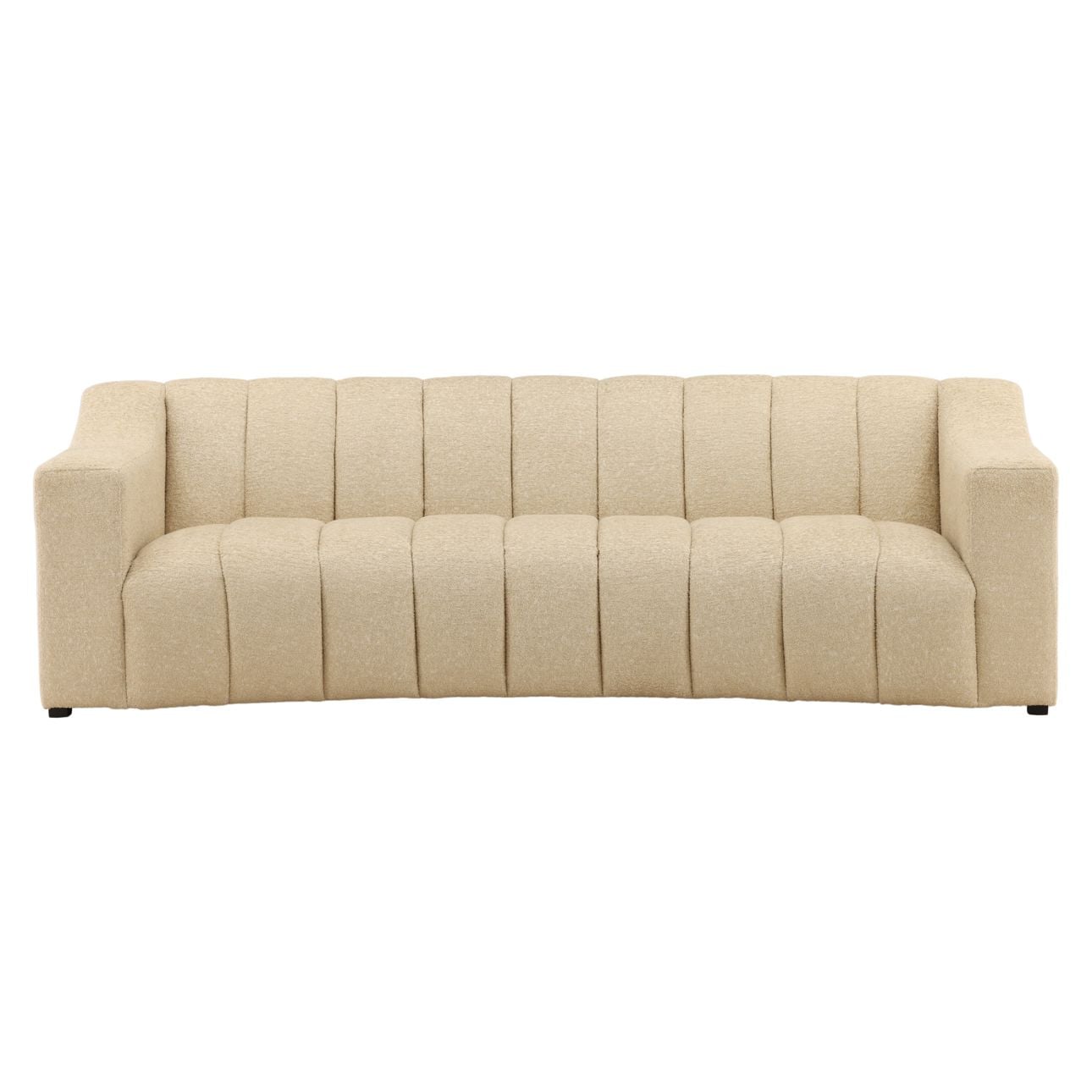 Walden Sand Polyester Blend Fabric Sofa 92.5 in Wide