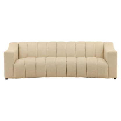 Walden Sand Polyester Blend Fabric Sofa 92.5 in Wide