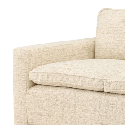Sonoma Fog Tweed Fabric Sofa 86 in Wide