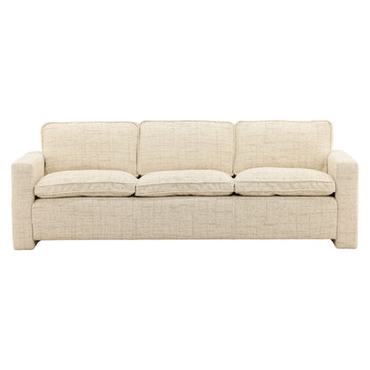 Sonoma Fog Tweed Fabric Sofa 86 in Wide
