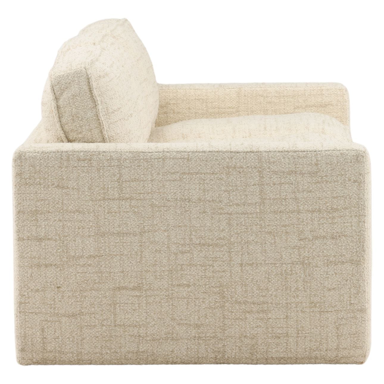 Sonoma Fog Tweed Fabric Sofa 86 in Wide