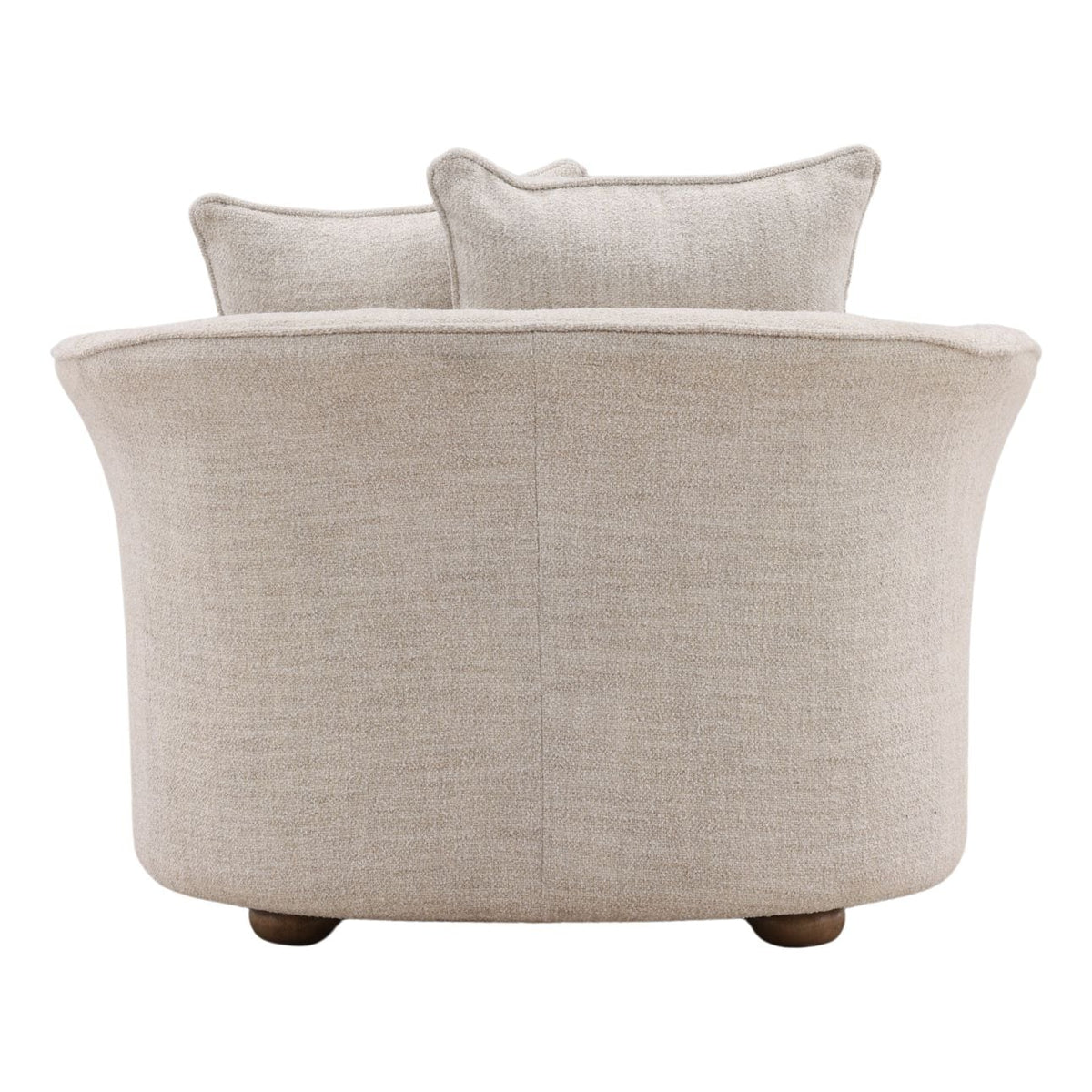 Refined Boucle Fabric Home Accent