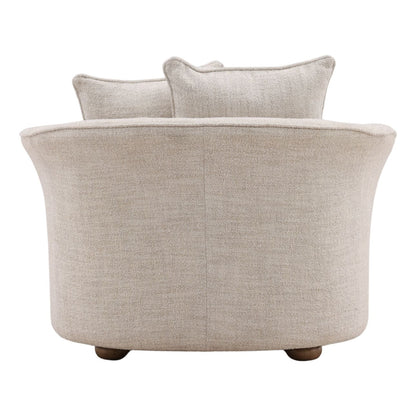 Refined Boucle Fabric Home Accent