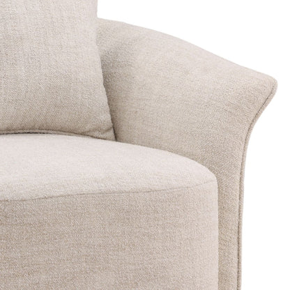 Refined Boucle Fabric Home Accent