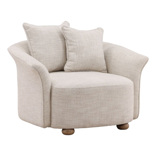 Refined Boucle Fabric Home Accent
