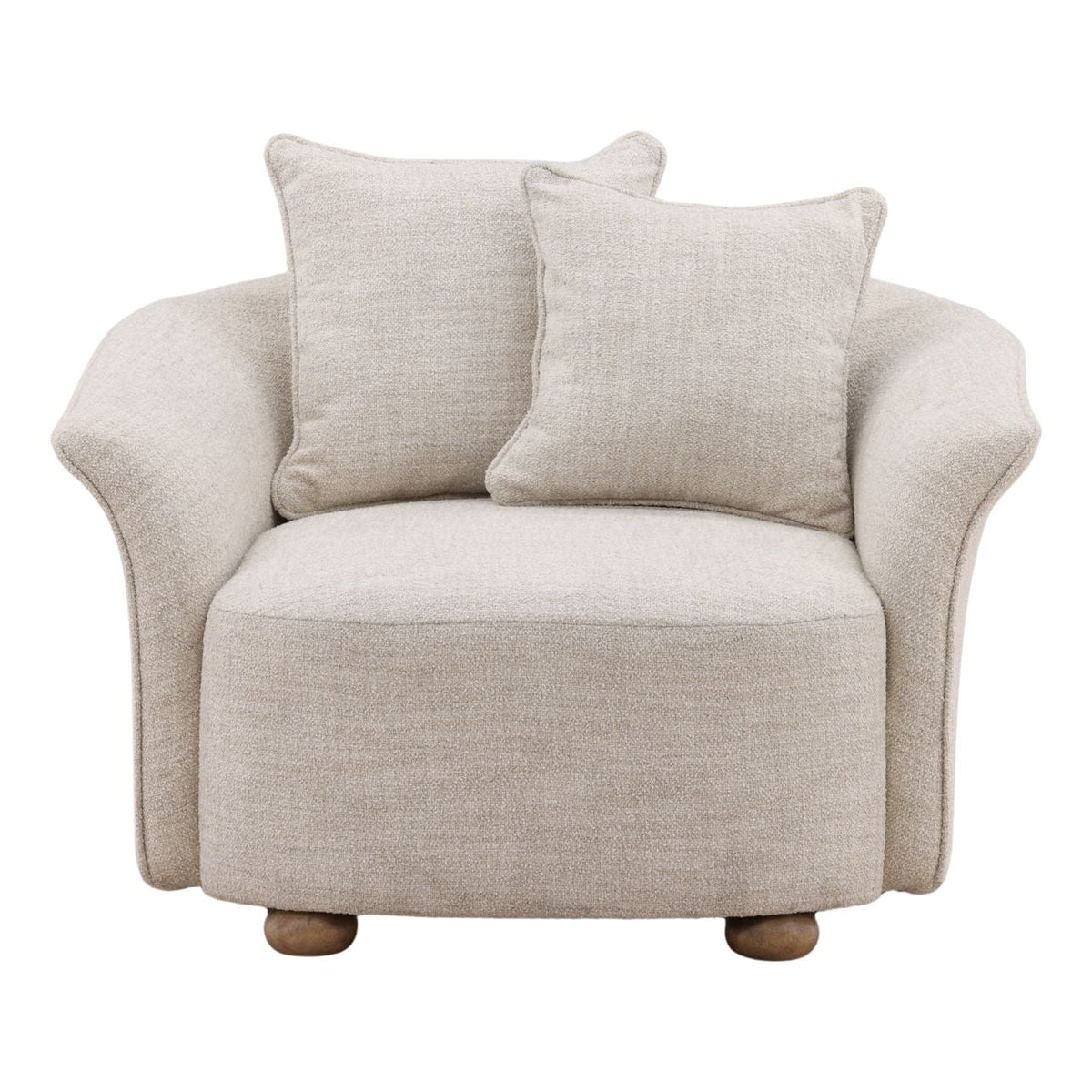 Refined Boucle Fabric Home Accent