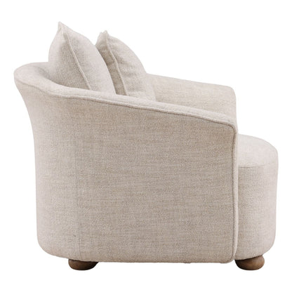 Refined Boucle Fabric Home Accent