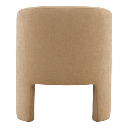 Refined Velvet Fabric Dining Chair