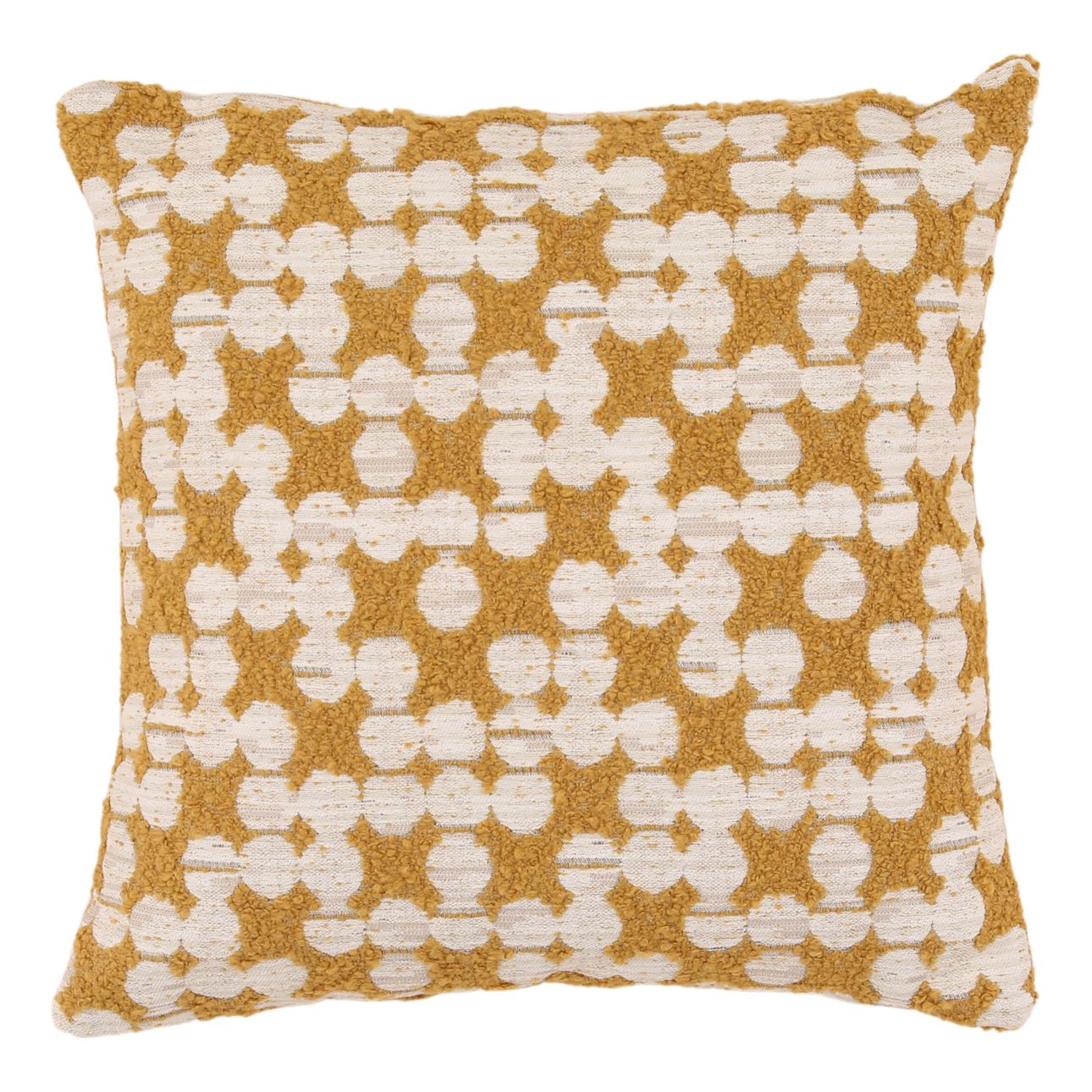 Ochre Fabric Cover Pillow 20 in Wide