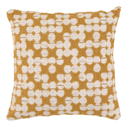 Ochre Fabric Cover Pillow 20 in Wide
